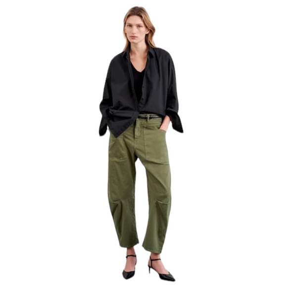 Nili Lotan Denim - Nili Lotan Olive Green High-Rise Women’s Jeans